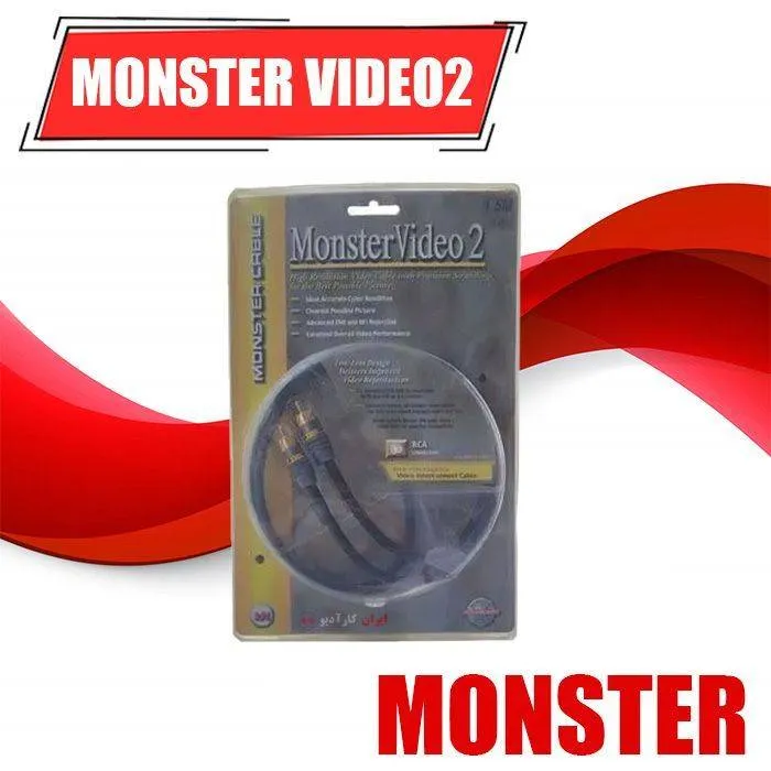 Monstervideo2 کابل RCA/کامپوزیت مانستر 1.5 متری