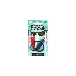 DAIYO TA 391 Dual RCA Plugs to RCA Jack 0.2m