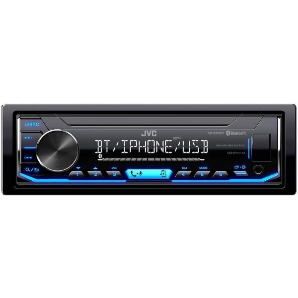 معرفی پخش بدون سی دی خوان جی وی سی مدل KD-X351BT