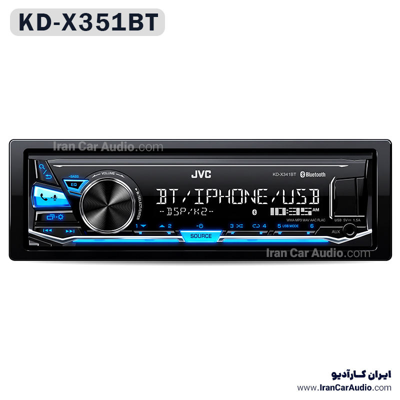 KD-X351BT پخش صوتی جی وی سی JVC