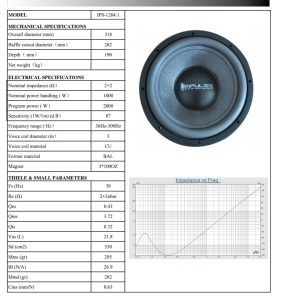 1.IPS-1204 ساب ووفر ایمپالس impulse
