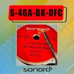 S-4GA-BK-OFC کابل برق گیج 4 Sonoro