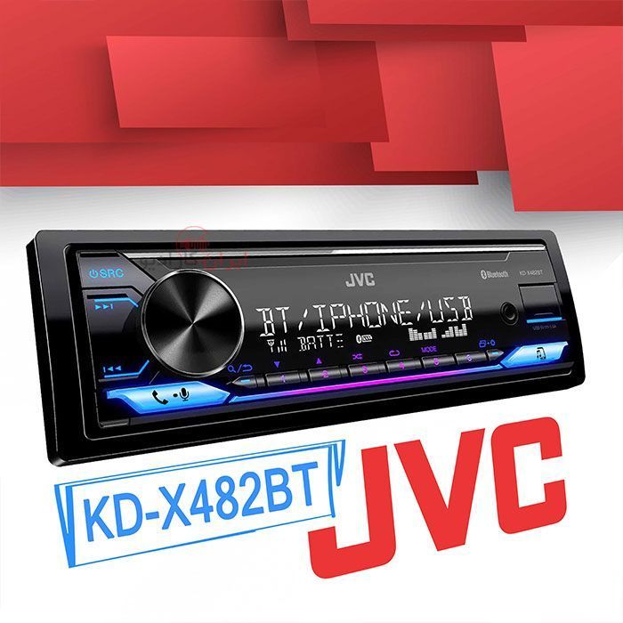 KD-X482BT پخش صوتی جی وی سی JVC