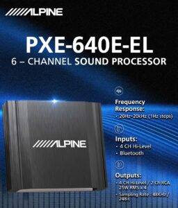 PXE-640E-EL آمپلی پروسسور آلپاین Alpine