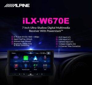 iLX-W670E پخش تصویری آلپاین Alpine
