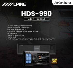 HDS-990 پخش صوتی آلپاین Alpine