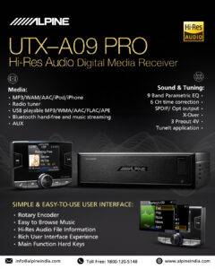 UTX-A09 PRO پخش صوتی آلپاین Alpine