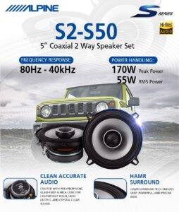 S2-S50 بلندگو آلپاین Alpine