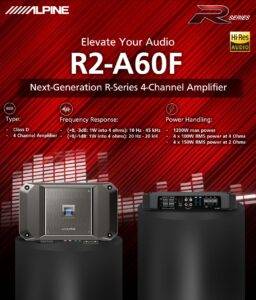 R2-A60F آمپلی فایر آلپاین Alpine