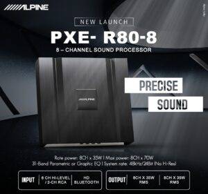 PXE-R80-8 آمپلی فایر پروسسور آلپاین Alpine