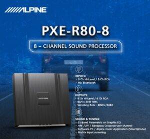 PXE-R80-8 آمپلی فایر پروسسور آلپاین Alpine
