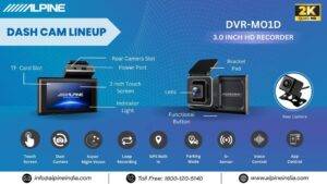DVR-M01D دوربین ثبت وقایع آلپاین Alpine