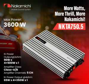 NKTA-750.5 آمپلی‌فایر ناکامیچی Nakamichi