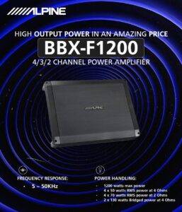 BBX-F1200 آمپلی فایر آلپاین Alpine