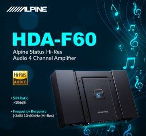 HDA-F60 آمپلی‌فایر آلپاین Alpine