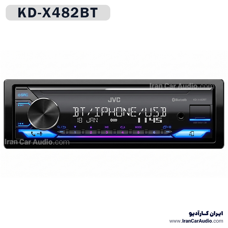 KD-X482BT پخش صوتی جی وی سی JVC
