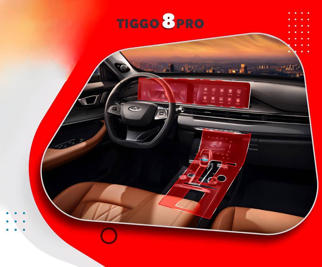 گلس مانیتور و کنسول Tiggo 8 Pro