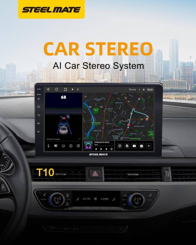 T10 مانیتور اندروید استیل میت Steel Mate