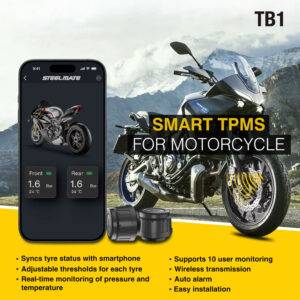 TB1 سنسور تایر TPMS موتورسیکلت استیل میت Steel Mate