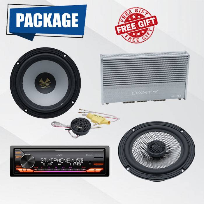 پکیج سیستم صوتی دنتی و JVC