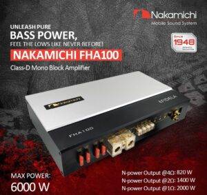 FHA100 آمپلی فایر ناکامیچی Nakamichi