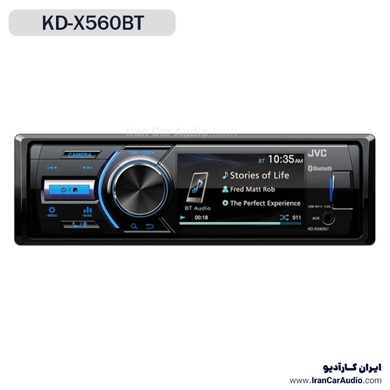 پخش صوتی خودرو جی وی سی JVC مدل KD-X560BT
