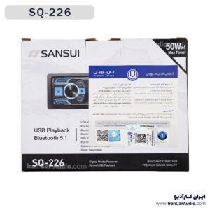 دستگاه پخش خودرو سنسوئی مدل SANSUI-SQ226