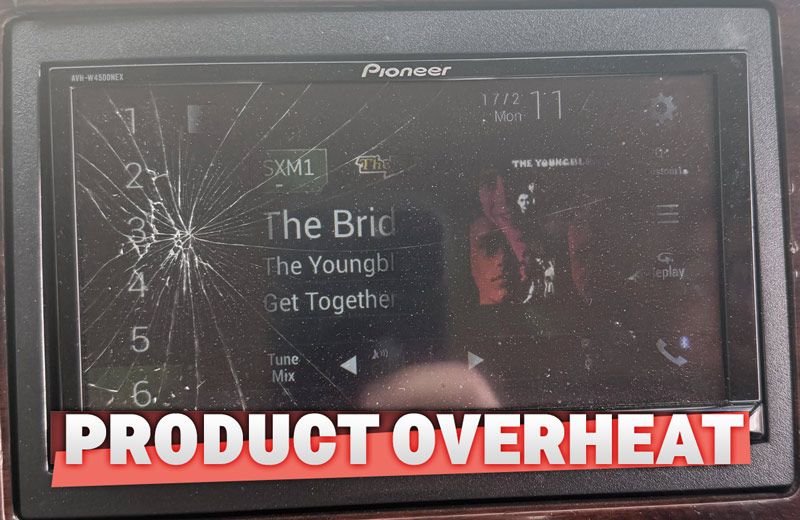 PRODUCT OVERHEAT