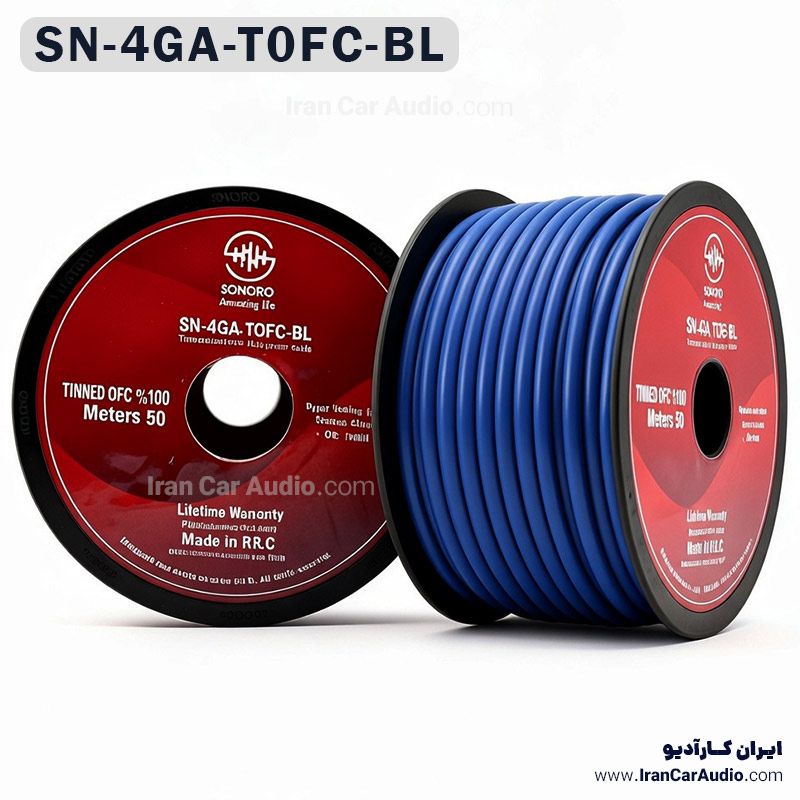 سیم برق 4 گیج سونورو SN-4GA-TOFC-BL