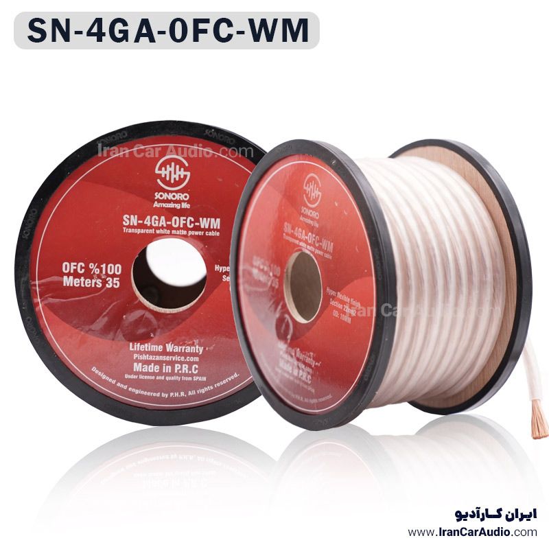 سیم برق 4 گیج سونورو SN-4GA-OFC-WM