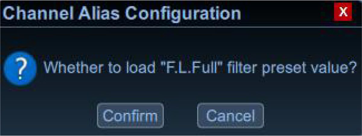 Alias setting